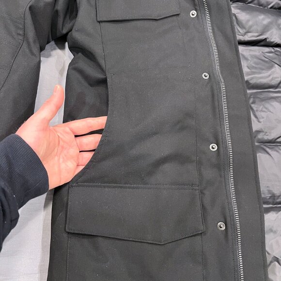 Men's Canada Goose Windermere Coat - M (Black) Brand New - Picture 7 of 16